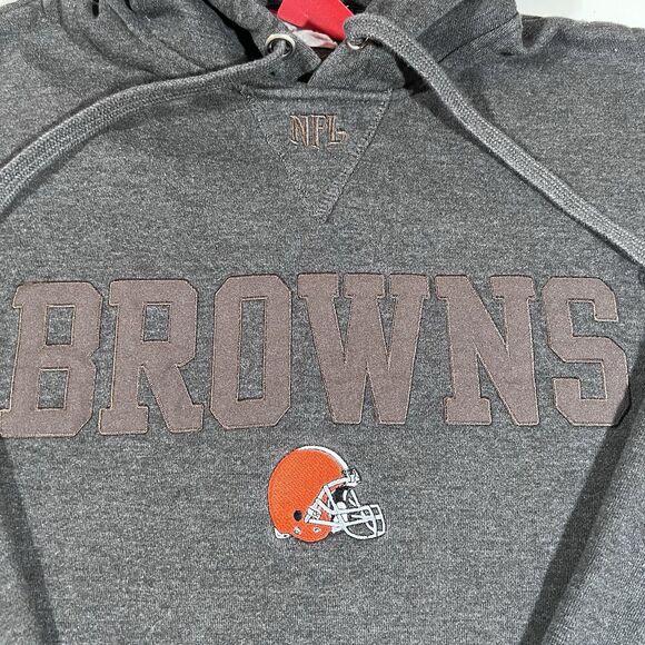 Cleveland Browns NFL Football Fleece Lined Pullover Hoodie Sweatshirt Men's Smal - Picture 3 of 9